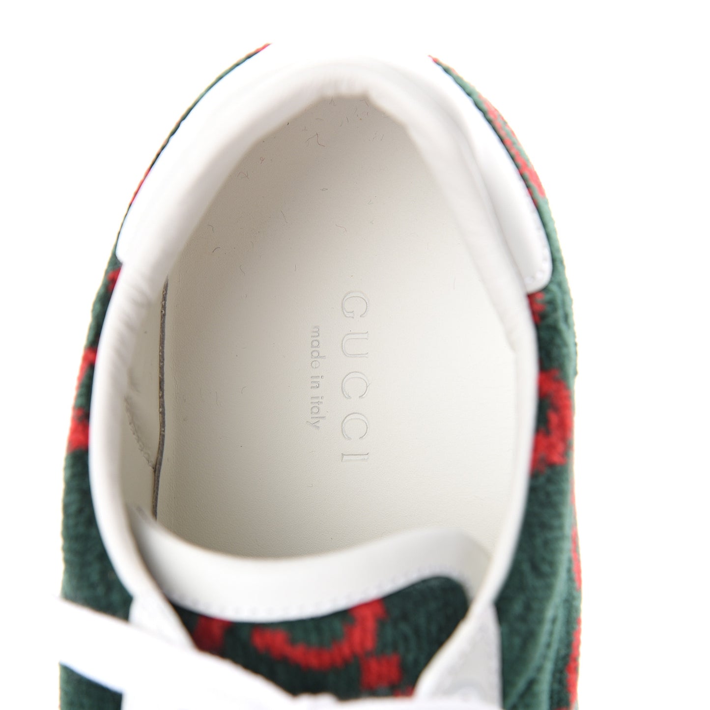 Terry Cloth GG Monogram Web Womens Ace Sneakers 36