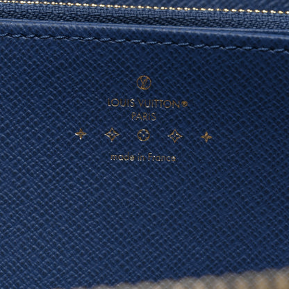 Louis Vuitton Monogram Denim Zippy Wallet NM Blue 6 of 6