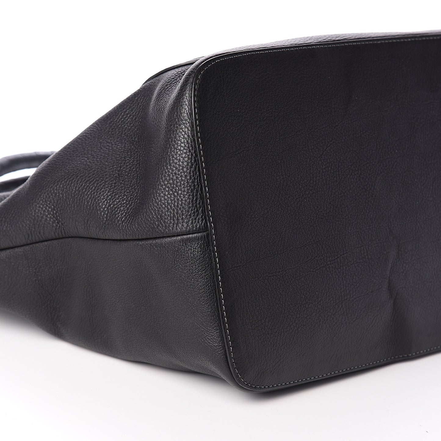 Calfskin Large New Marcie Tote Black