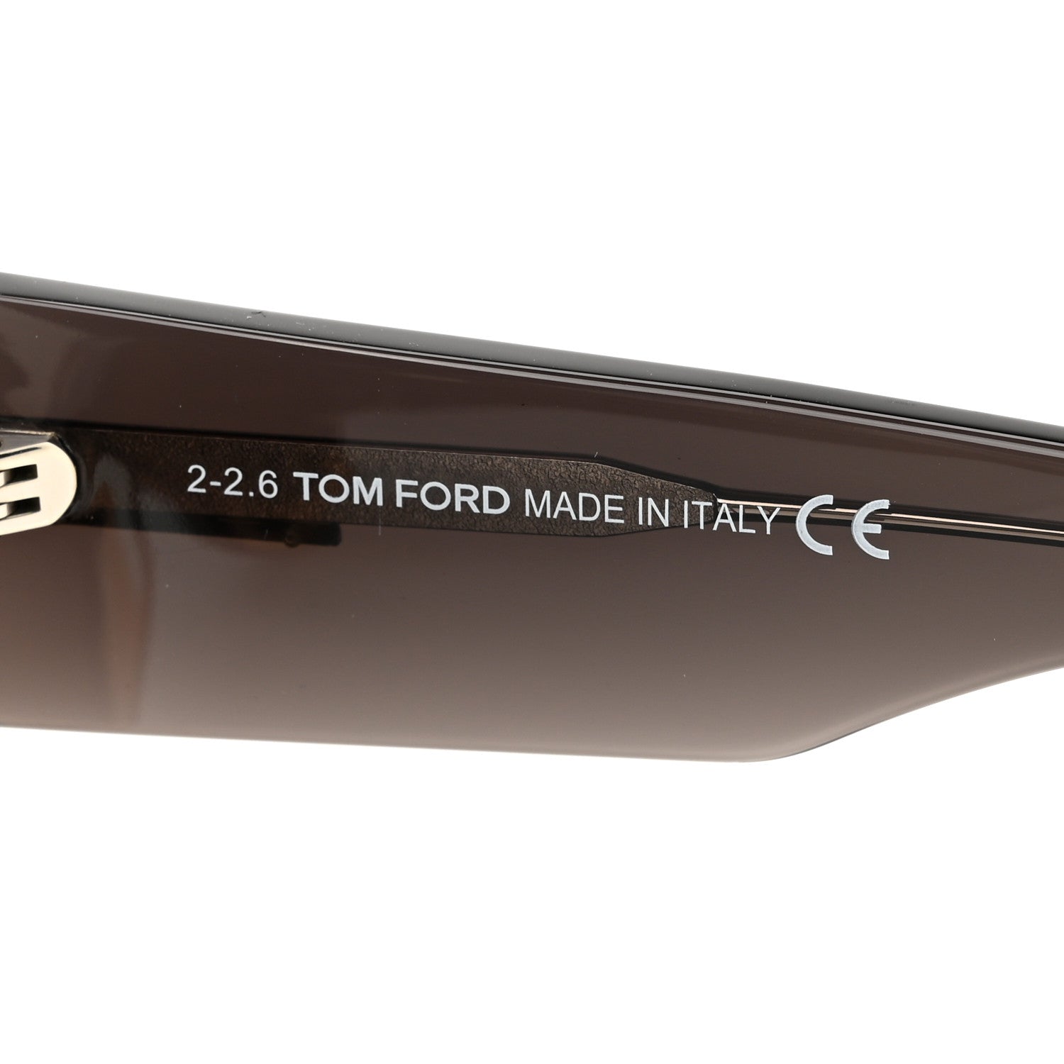 Tom Ford Acetate Anoushka Cat Eye Sunglasses TF371 Melange Grey Peach 6 of 9