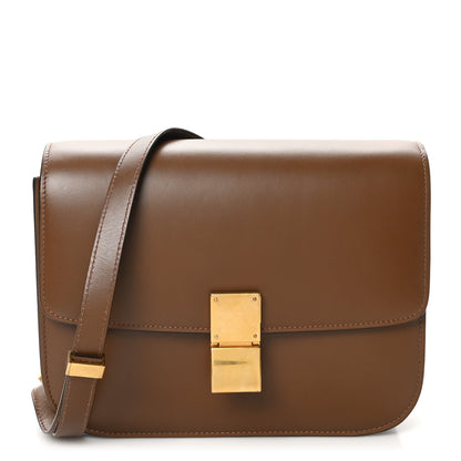 Celine Box Calfskin Medium Classic Box Flap Bag Camel 1 of 9