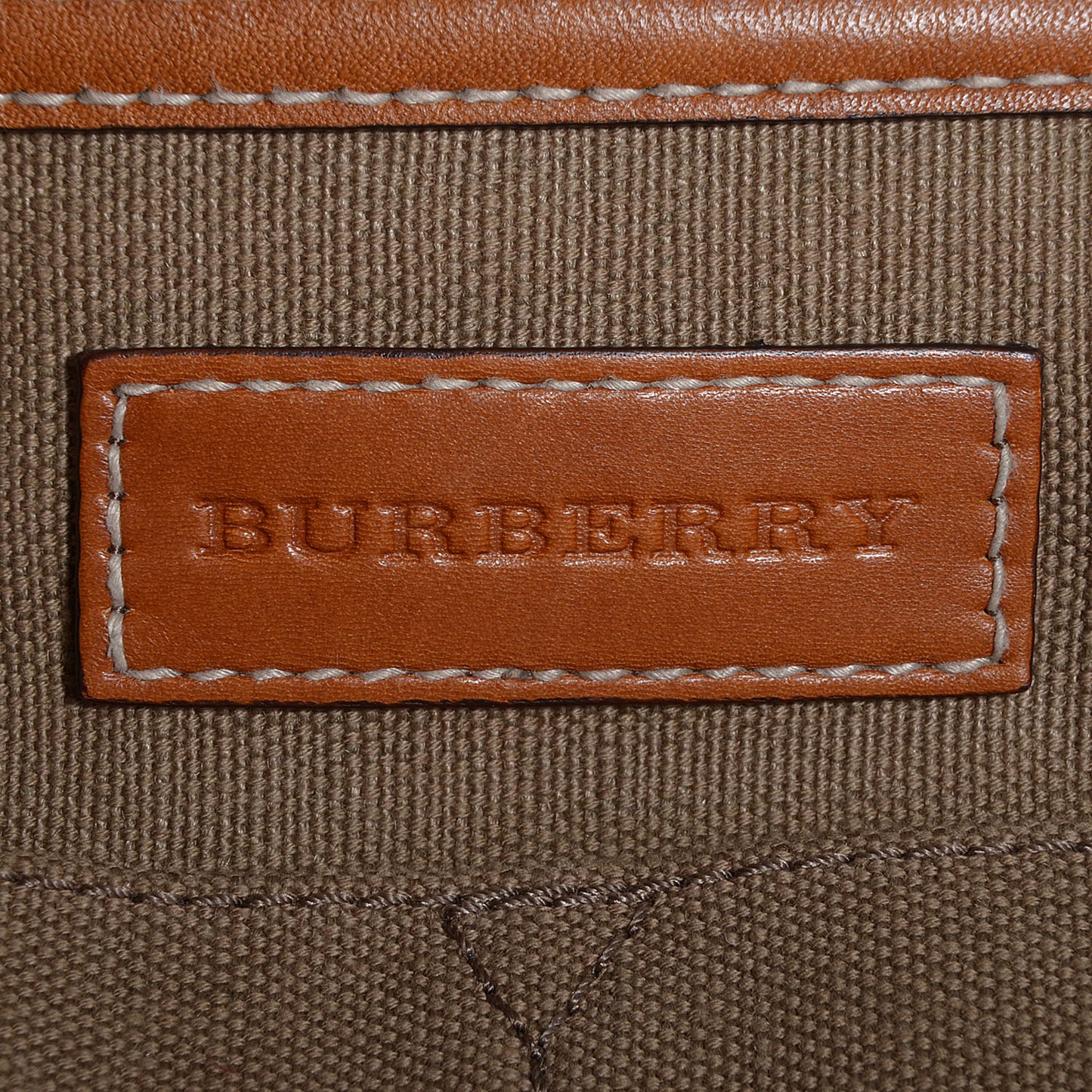 Canvas Mega Check Medium Susanna Hobo Saddle Brown