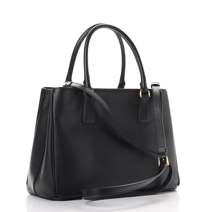 Prada Saffiano Lux Small Tote Nero Black 4 of 12