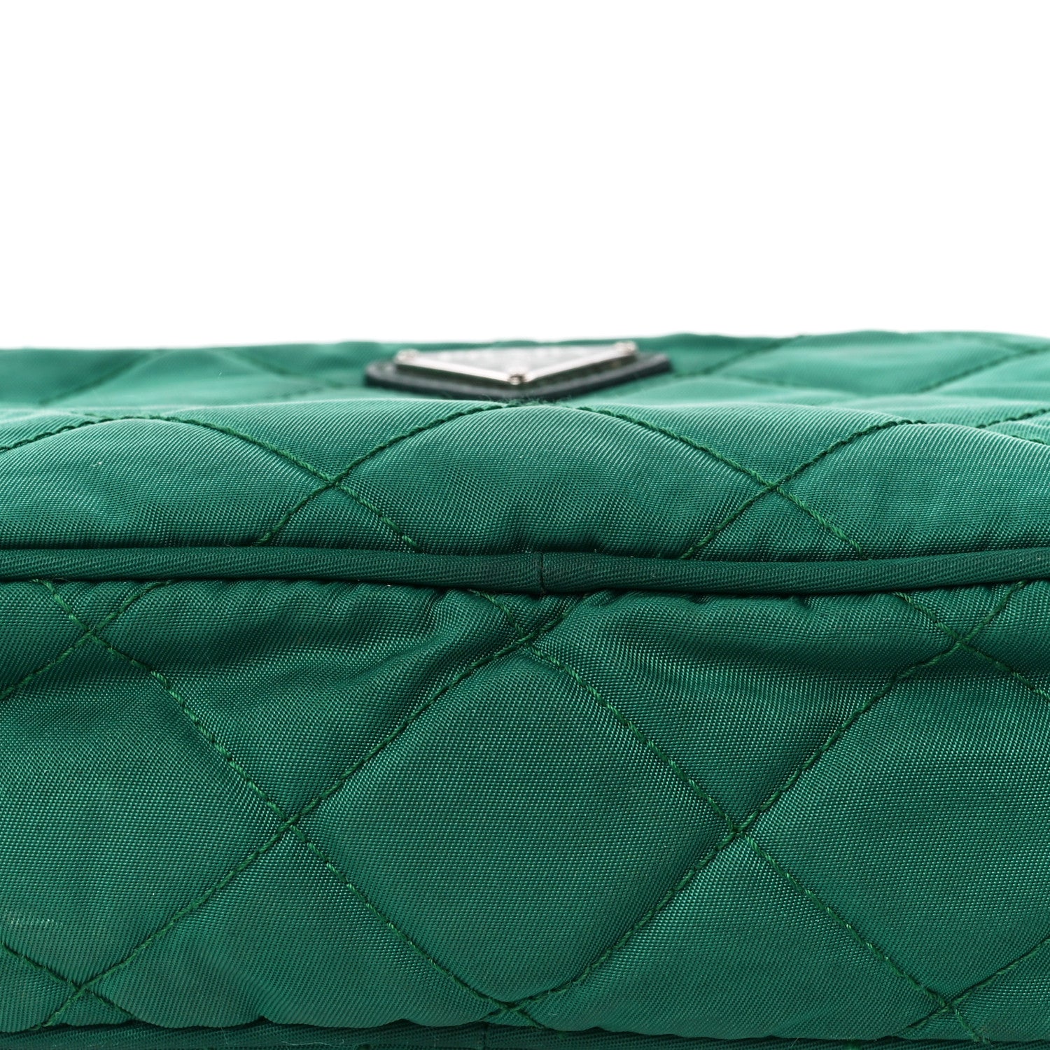Prada Nylon Tessuto Impuntu Quilted Crossbody Bag Oleandro 14 of 14
