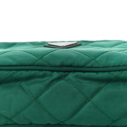 Prada Nylon Tessuto Impuntu Quilted Crossbody Bag Oleandro 14 of 14