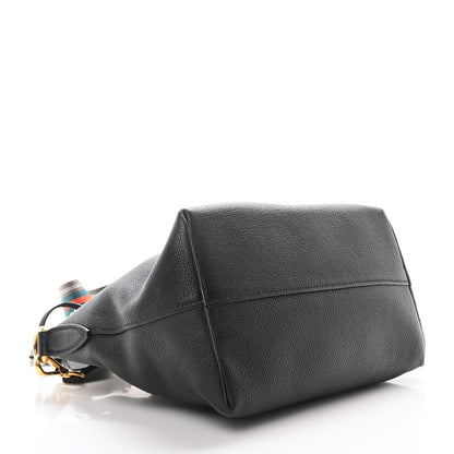 Prada Vitello Daino Small Tote  Black 4 of 10