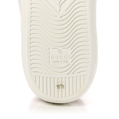 Gucci Calfskin Web Mens Ace High Top Sneakers 10.5 White 7 of 8