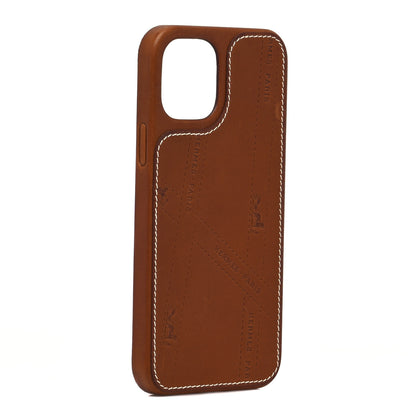 Hermes Barenia Bolduc iPhone 12/12 Pro Case Fauve 2 of 9