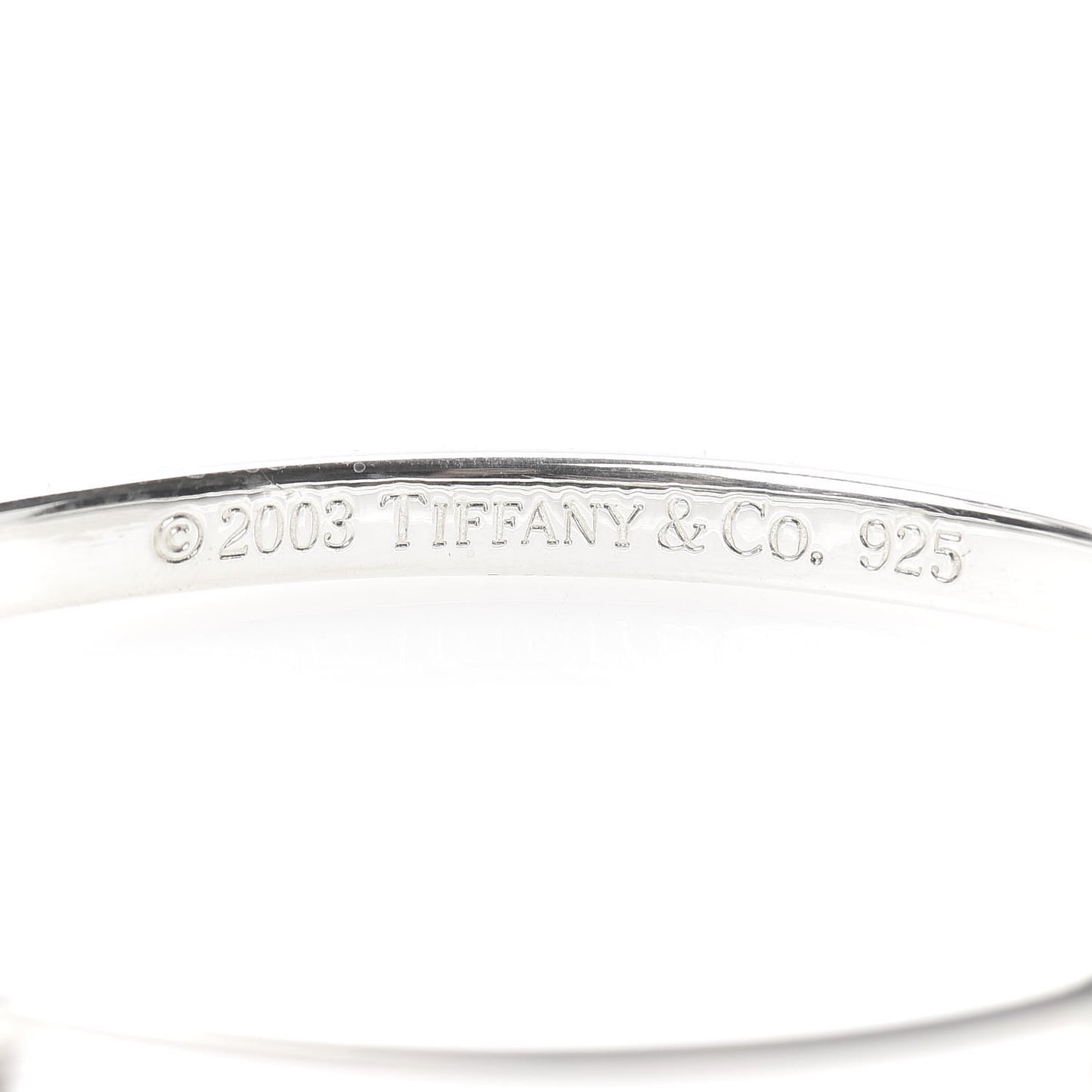 Sterling Silver Rectangle Bangle Bracelet