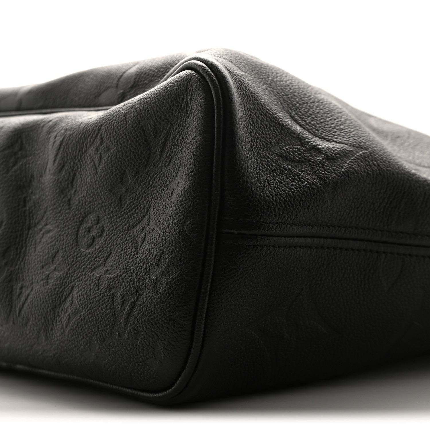 Louis Vuitton Empreinte Monogram Giant Neverfull MM Black 10 of 12