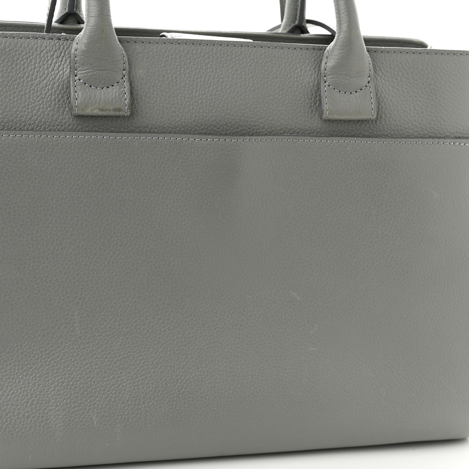 Chanel Grained Calfskin Small Neo Executive Shopper Tote Grey 11 of 14