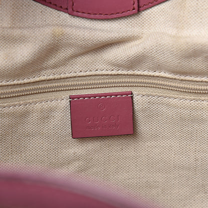Gucci Monogram Margaux Calfskin Medium Sukey Tote Beige Ebony Vintage Rose 8 of 16