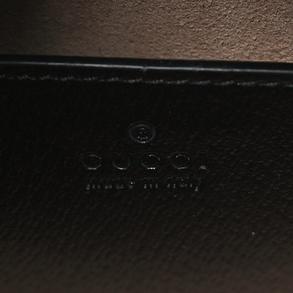 Gucci Textured Dollar Calfskin Web Small Diana Tote Bag Black Dusty Grey 6 of 10