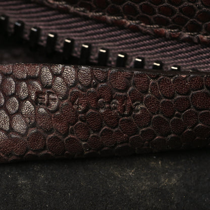 Givenchy Lizard Embossed Calfskin Calf Hair Medium Lucrezia Tote Dark Brown 6 of 7