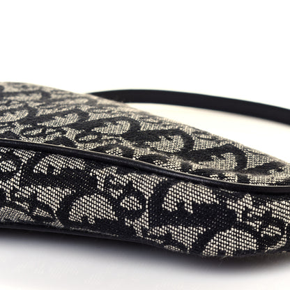 Christian Dior Monogram Mini Saddle Pochette Black 8 of 9