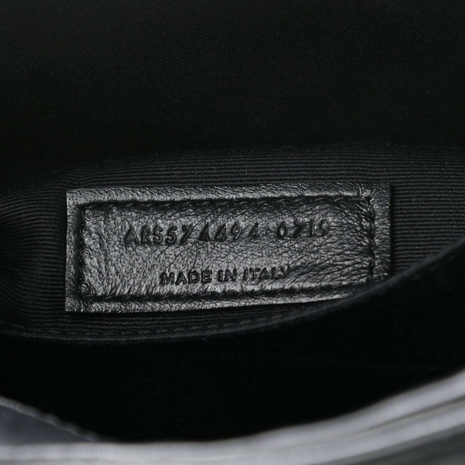 Saint Laurent Calfskin Matelasse Monogram Lou Camera Bag Black 9 of 10