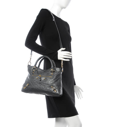 Balenciaga Agneau Giant 12 Gold Hardware Town Gris Fossile 2 of 7