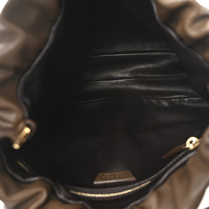The Row Goatskin Bourse Bag Coppery Yellow Brown Melange 6 of 11
