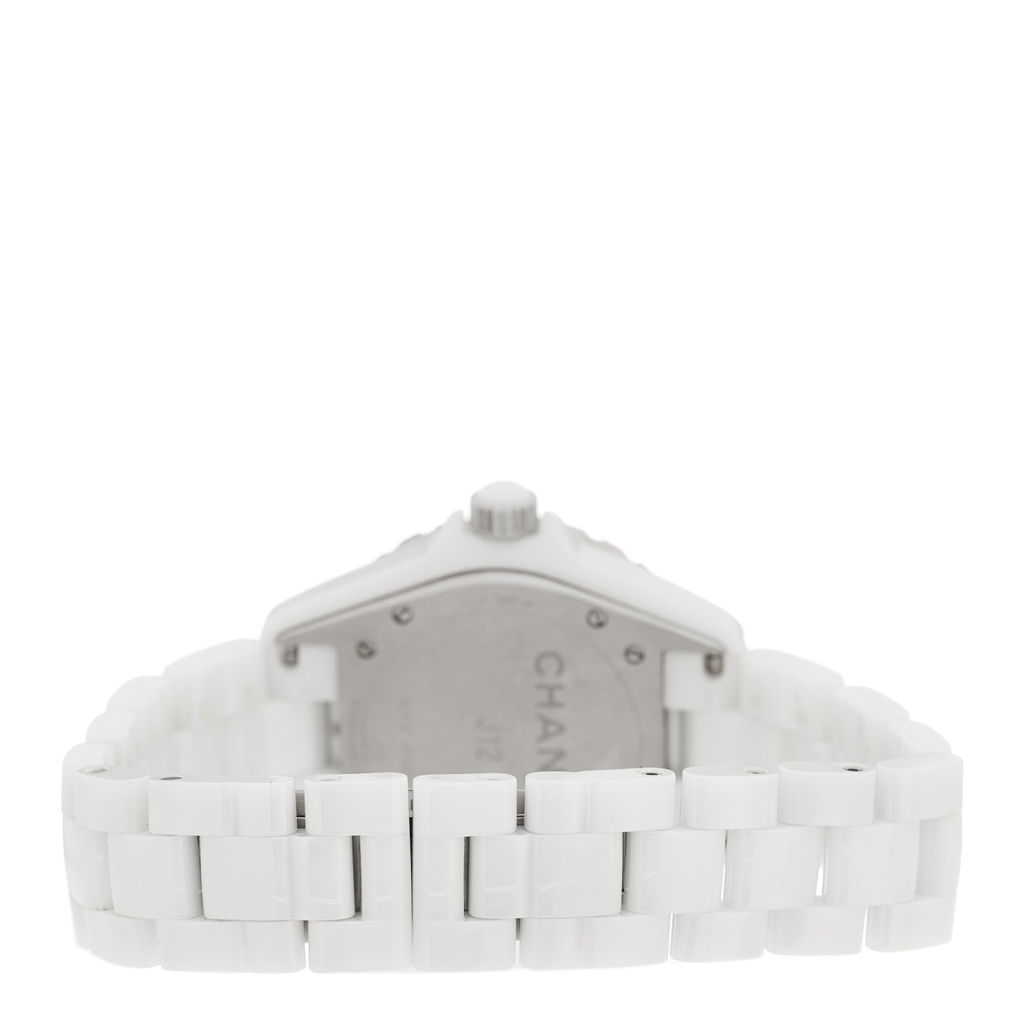 Stainless Steel Ceramic Diamond 38mm J12 Automatic Watch White