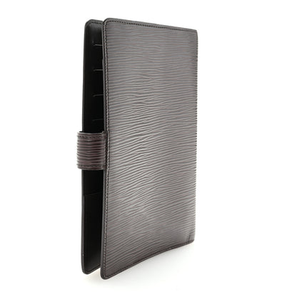 Louis Vuitton Epi Medium Ring Agenda Cover Moka 3 of 6