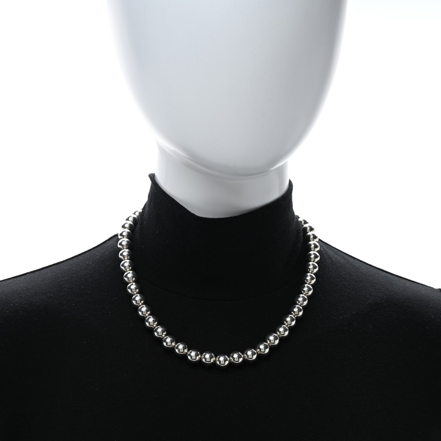 Sterling Silver 10mm Hardwear Ball Necklace