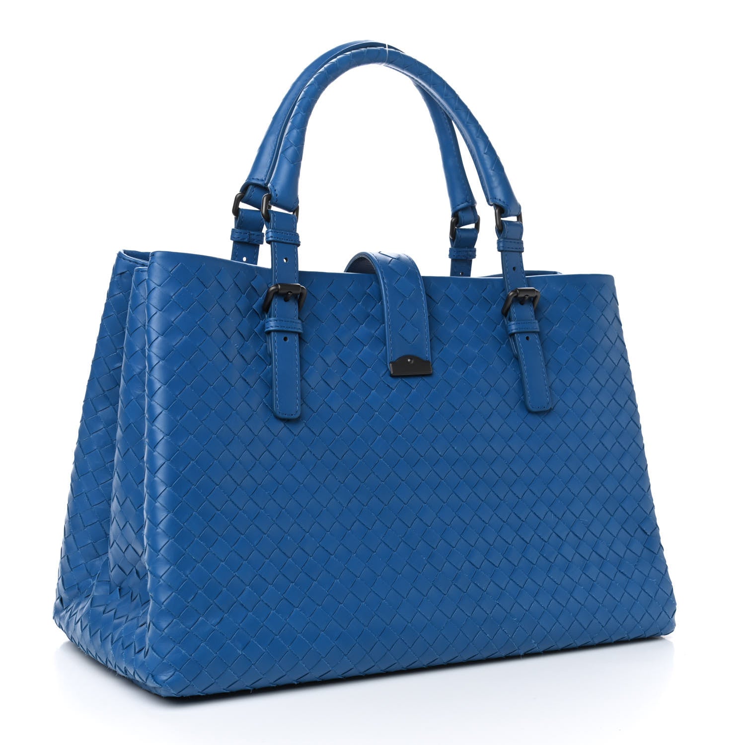 Bottega Veneta Nappa Intrecciato Medium Roma Tote Bleuette 2 of 4