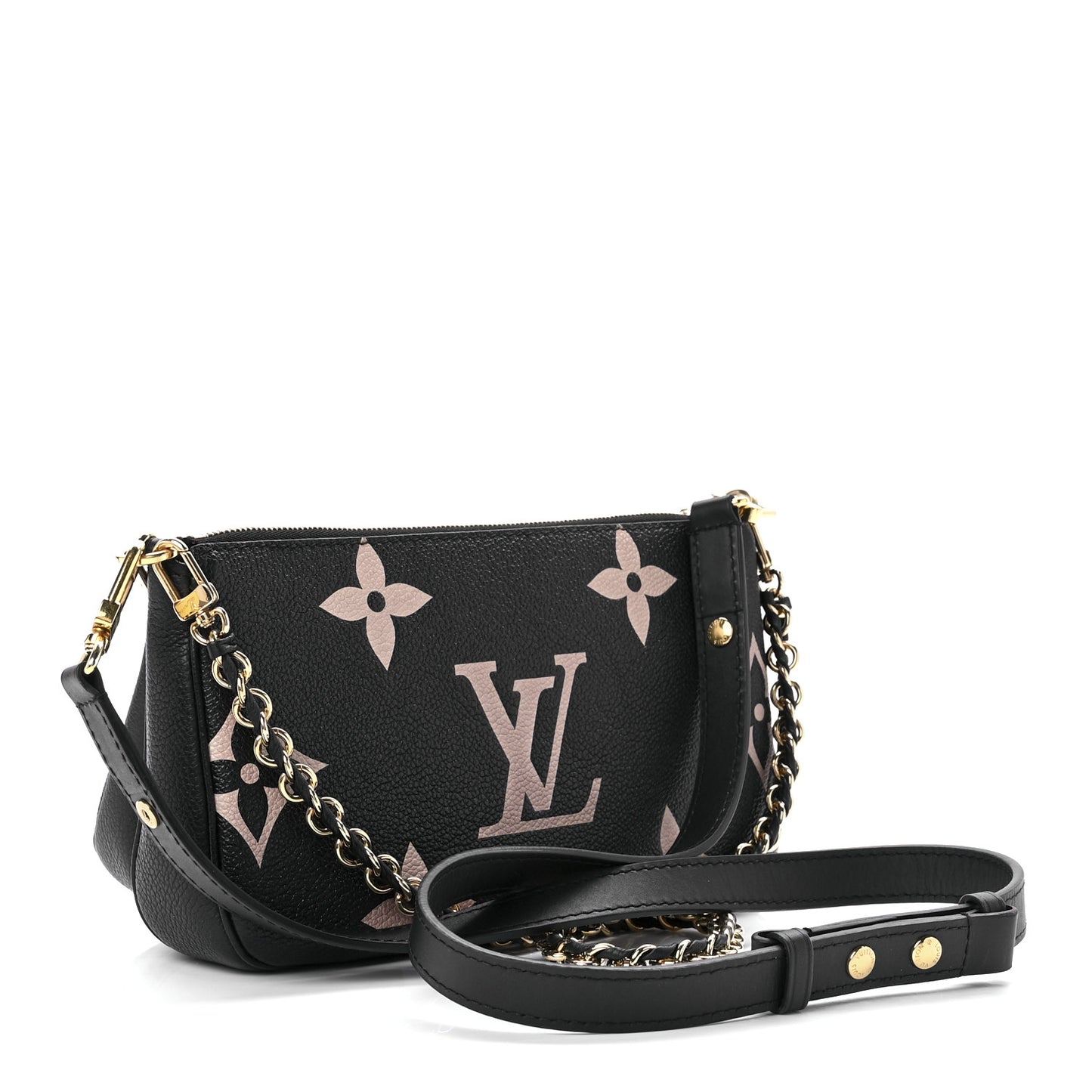 Empreinte Monogram Giant Multi Pochette Accessories Black Beige
