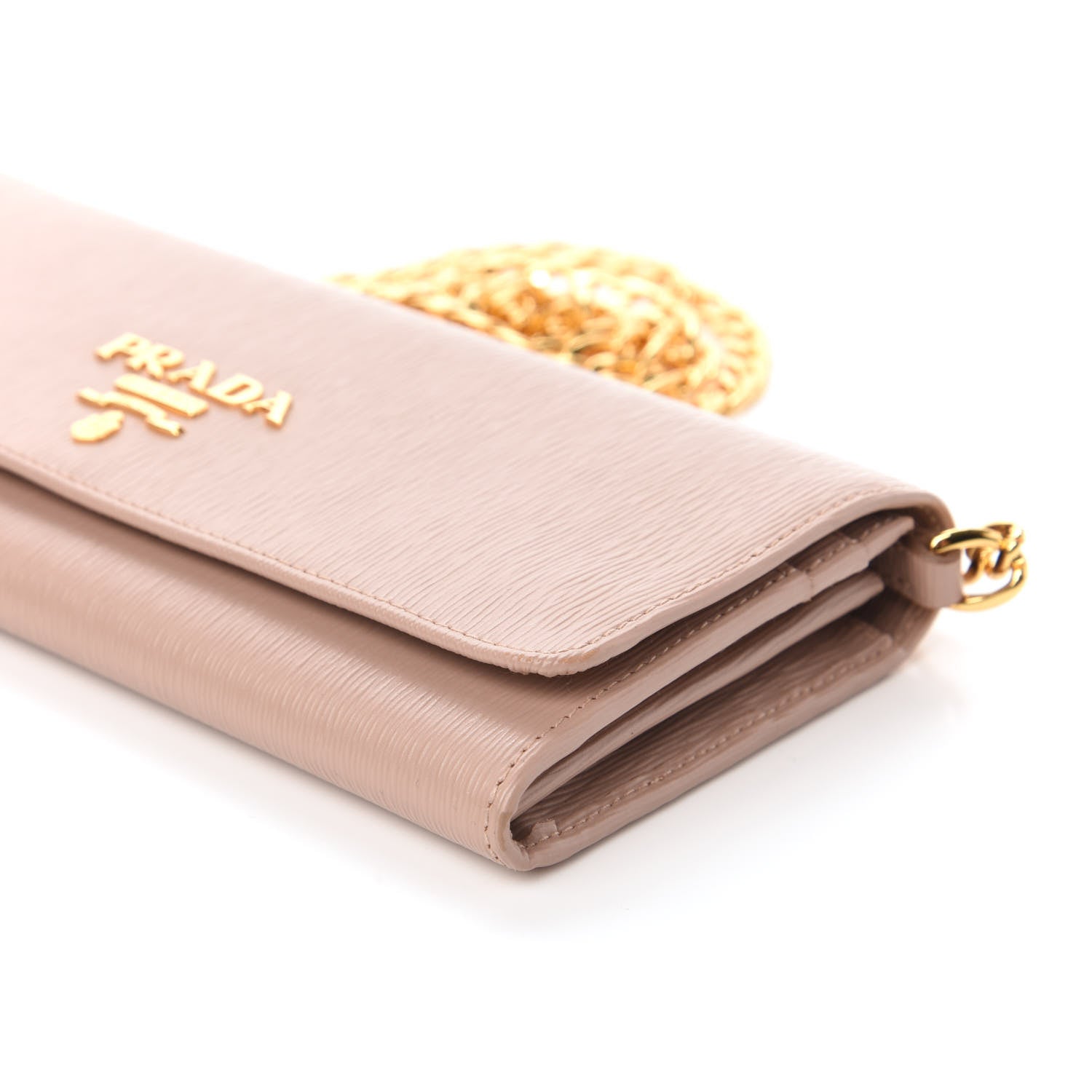 Prada Vitello Move Chain Wallet Cammeo 7 of 9