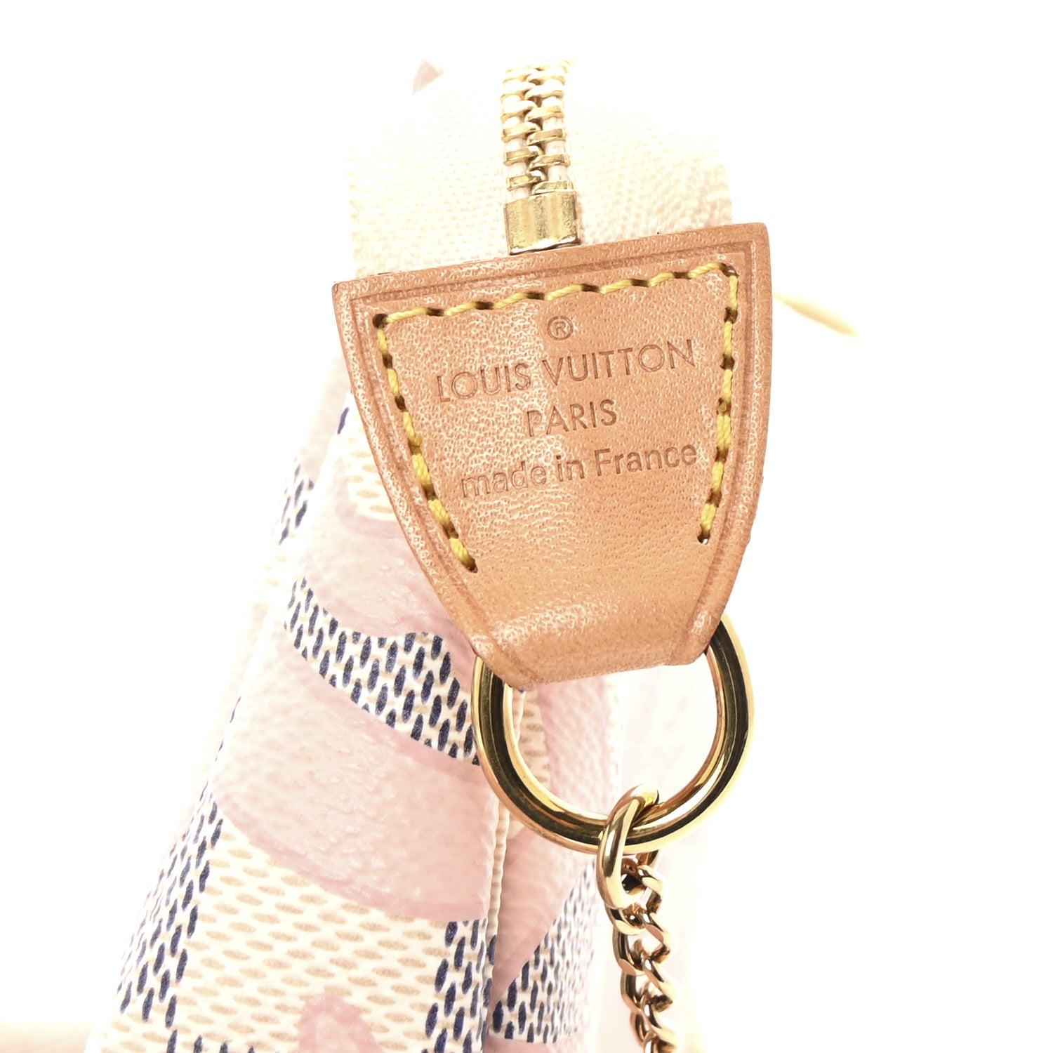 Louis Vuitton Damier Azur Tahitienne Mini Pochette Accessories 6 of 7