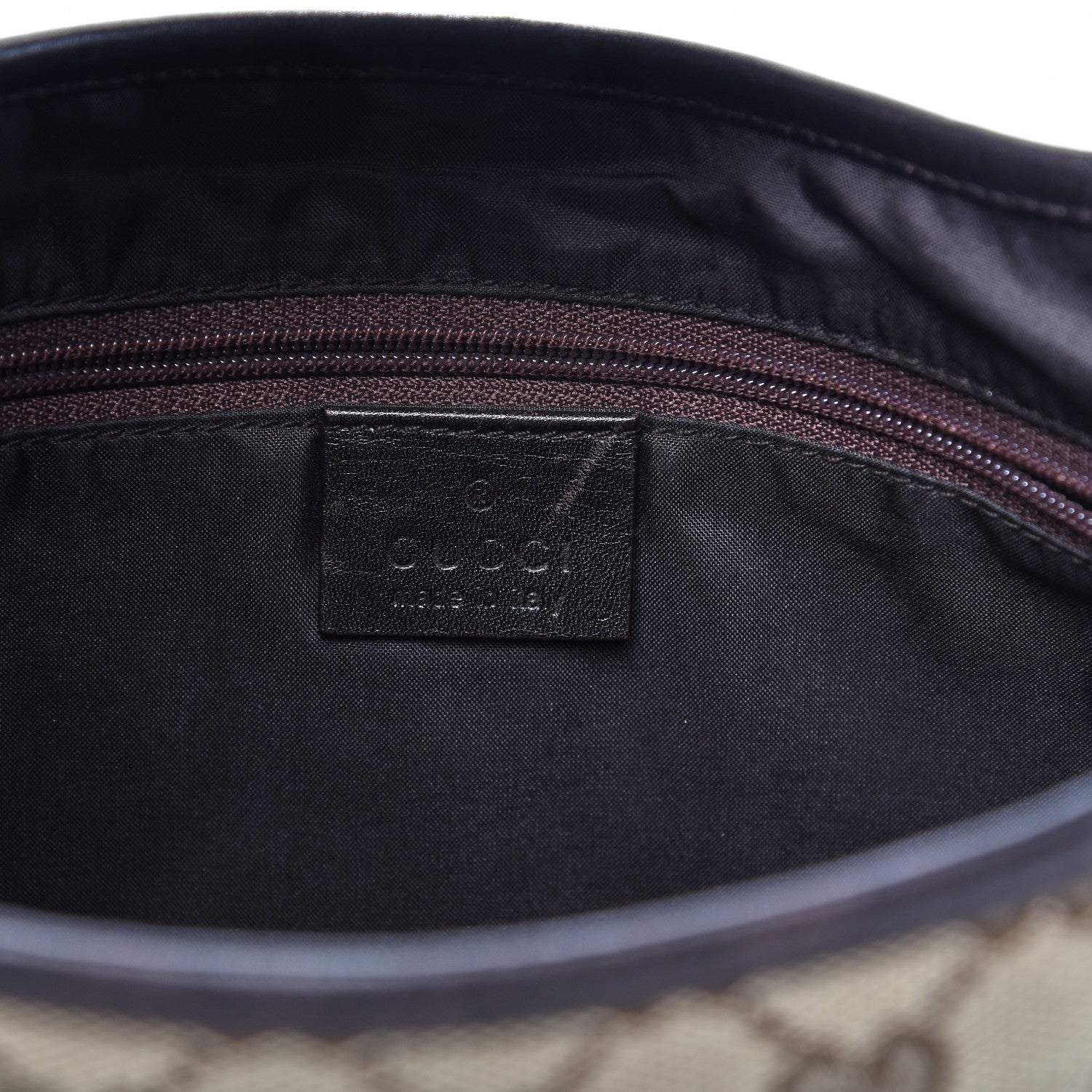Gucci Monogram Small Jackie O Hobo Brown 8 of 9