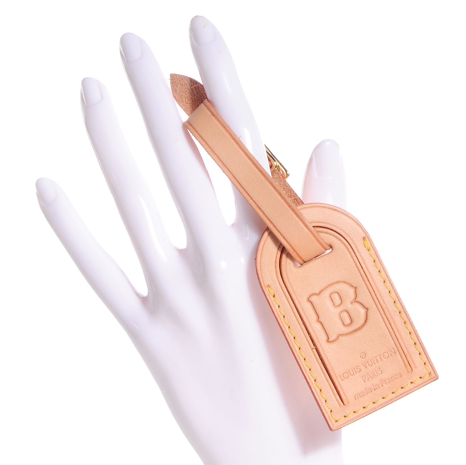 Louis Vuitton Vachetta Leather Luggage Tag 2 of 5