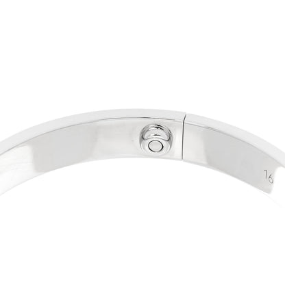Cartier 18K White Gold 4 Diamond LOVE Bracelet 16 6 of 7