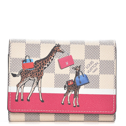 Louis Vuitton Damier Azur 2017 Christmas Animation Victorine Wallet 8 of 14