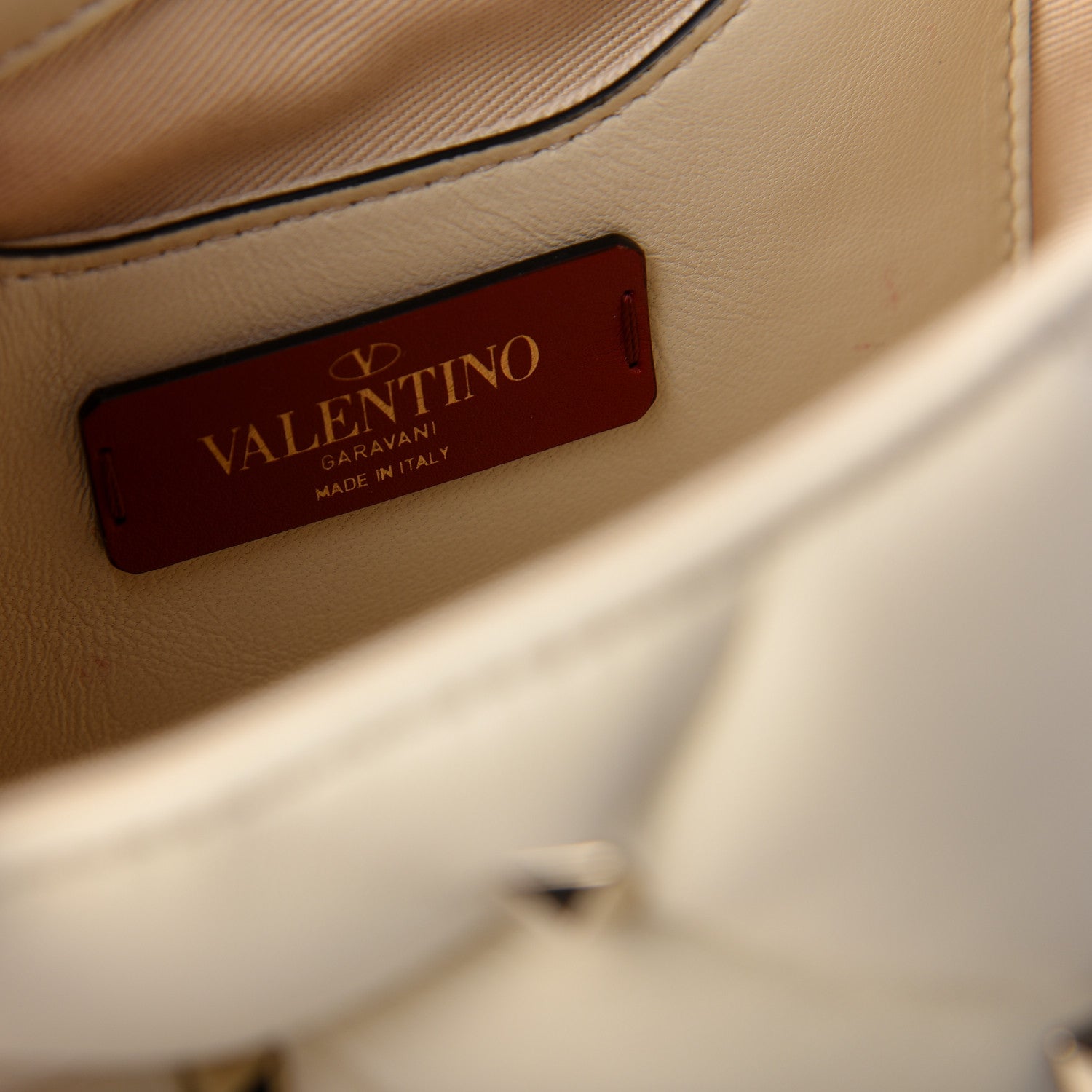 Valentino Garavani Nappa Mini Candystud Top Handle Bag Light Ivory 8 of 8