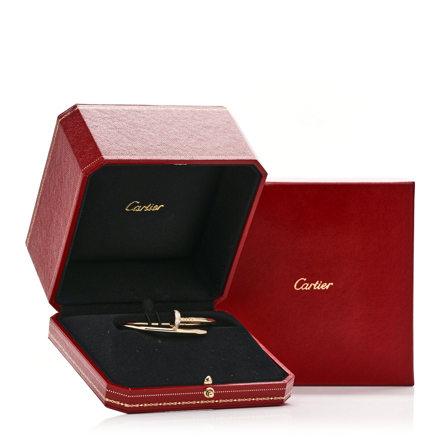 18K Yellow Gold Diamond Juste Un Clou Bracelet 16