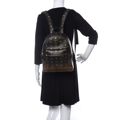 MCM Gradation Visetos Small Stark Backpack Black Gold 2 of 12