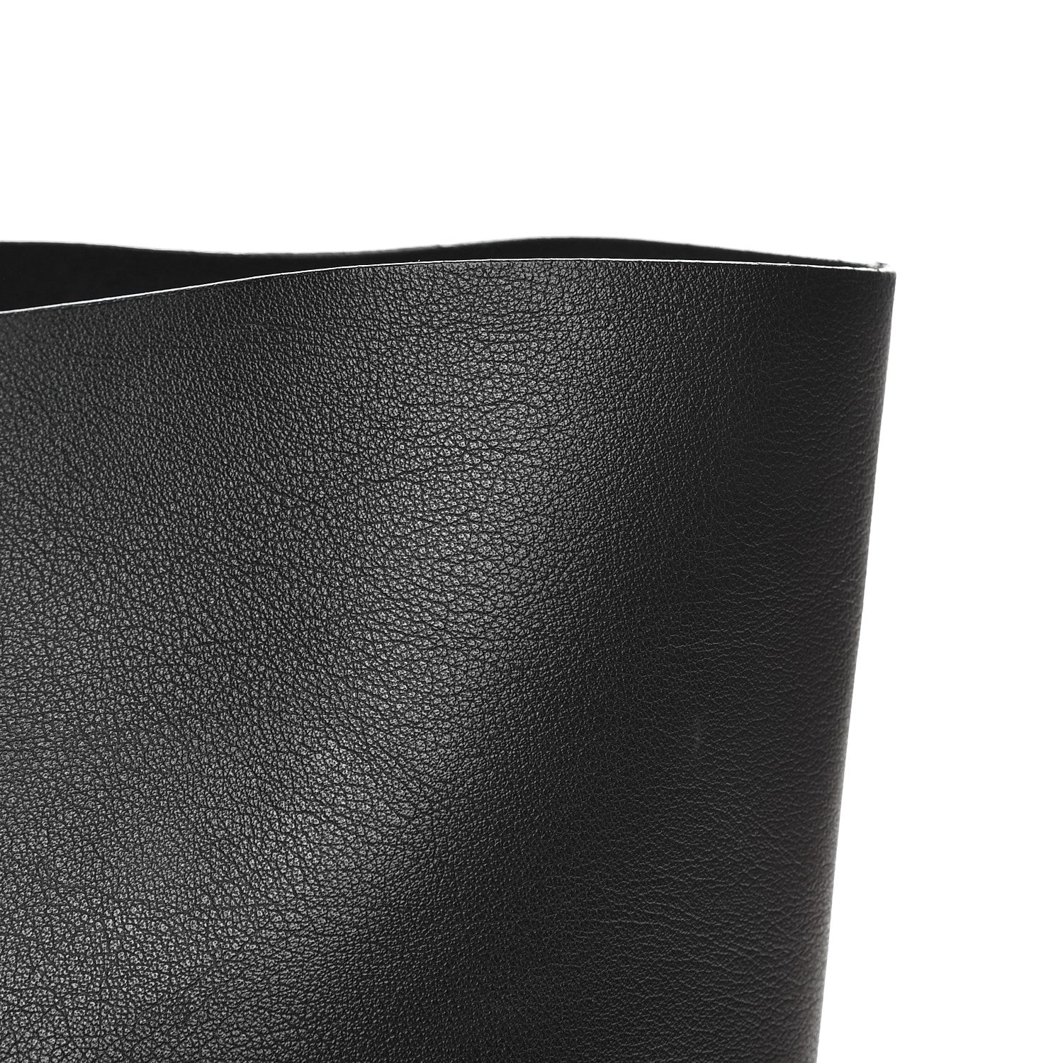 Saint Laurent Calfskin Large Shopping Tote Black 9 of 10