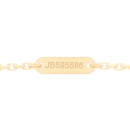 Van Cleef & Arpels 18K Yellow Gold Carnelian Vintage Alhambra Pendant Necklace 3 of 5