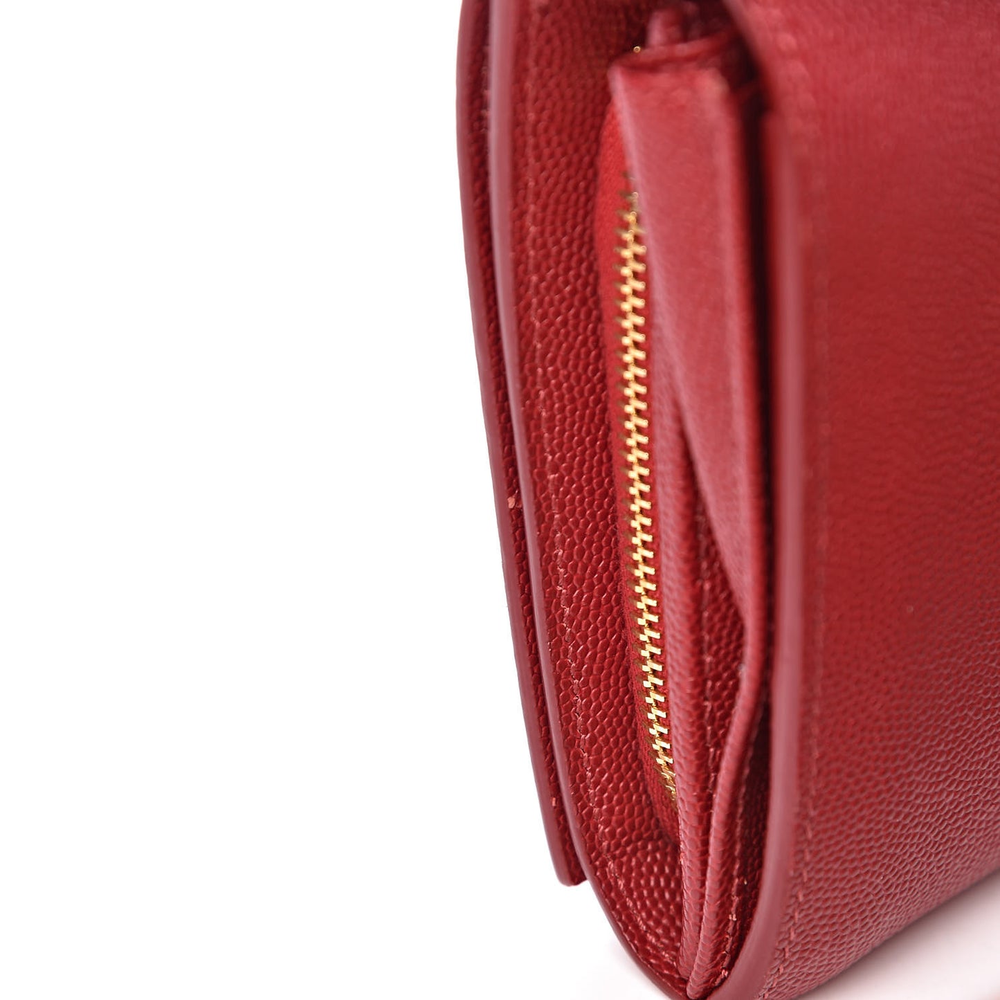 Saffiano Wallet On Strap Red