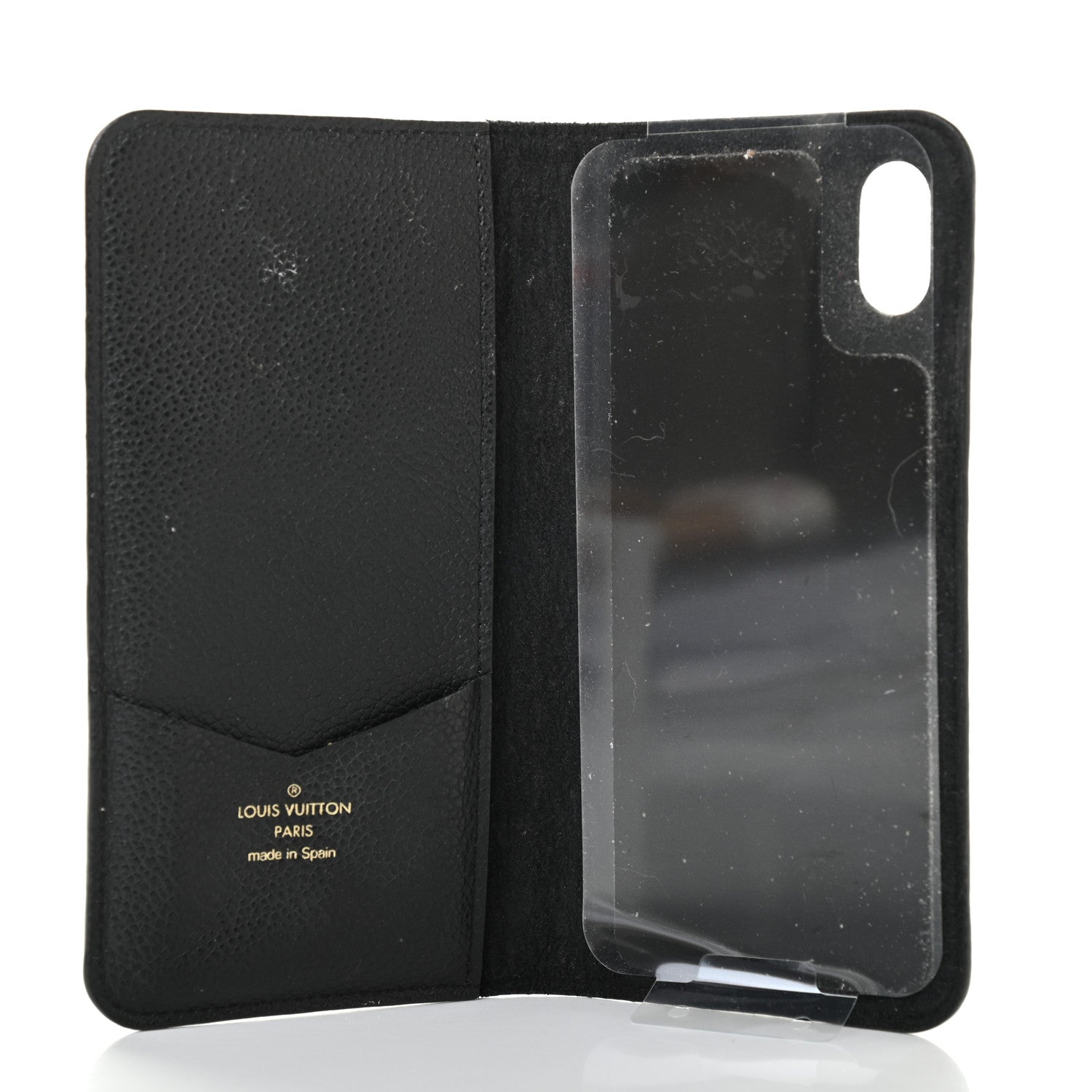 Louis Vuitton Empreinte iPhone XS Max Folio Case Black 5 of 9