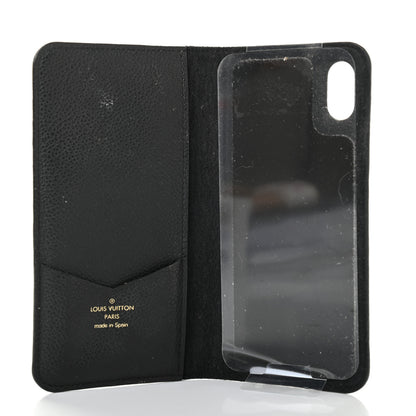 Louis Vuitton Empreinte iPhone XS Max Folio Case Black 5 of 9