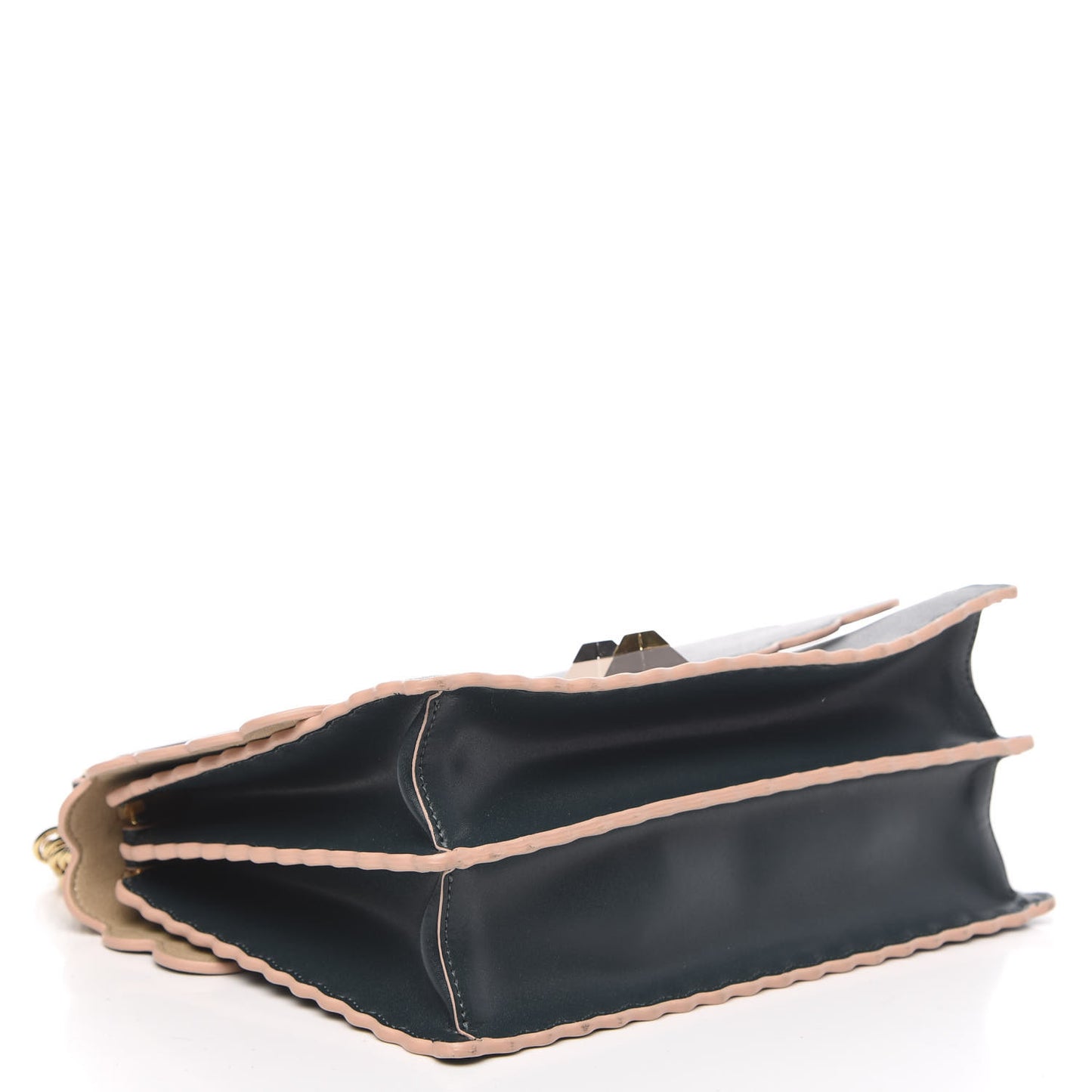 Vitello Liberty Scalloped Studded Kan I Shoulder Bag Amazzonia