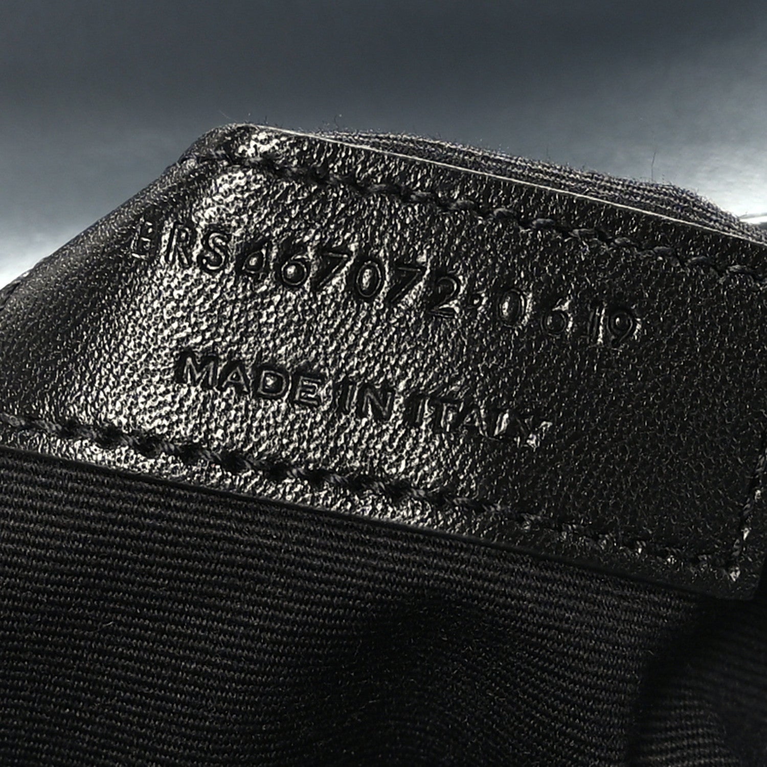 Saint Laurent Calfskin Y Quilted Monogram Toy Loulou Crossbody Bag Dark Smog 8 of 10