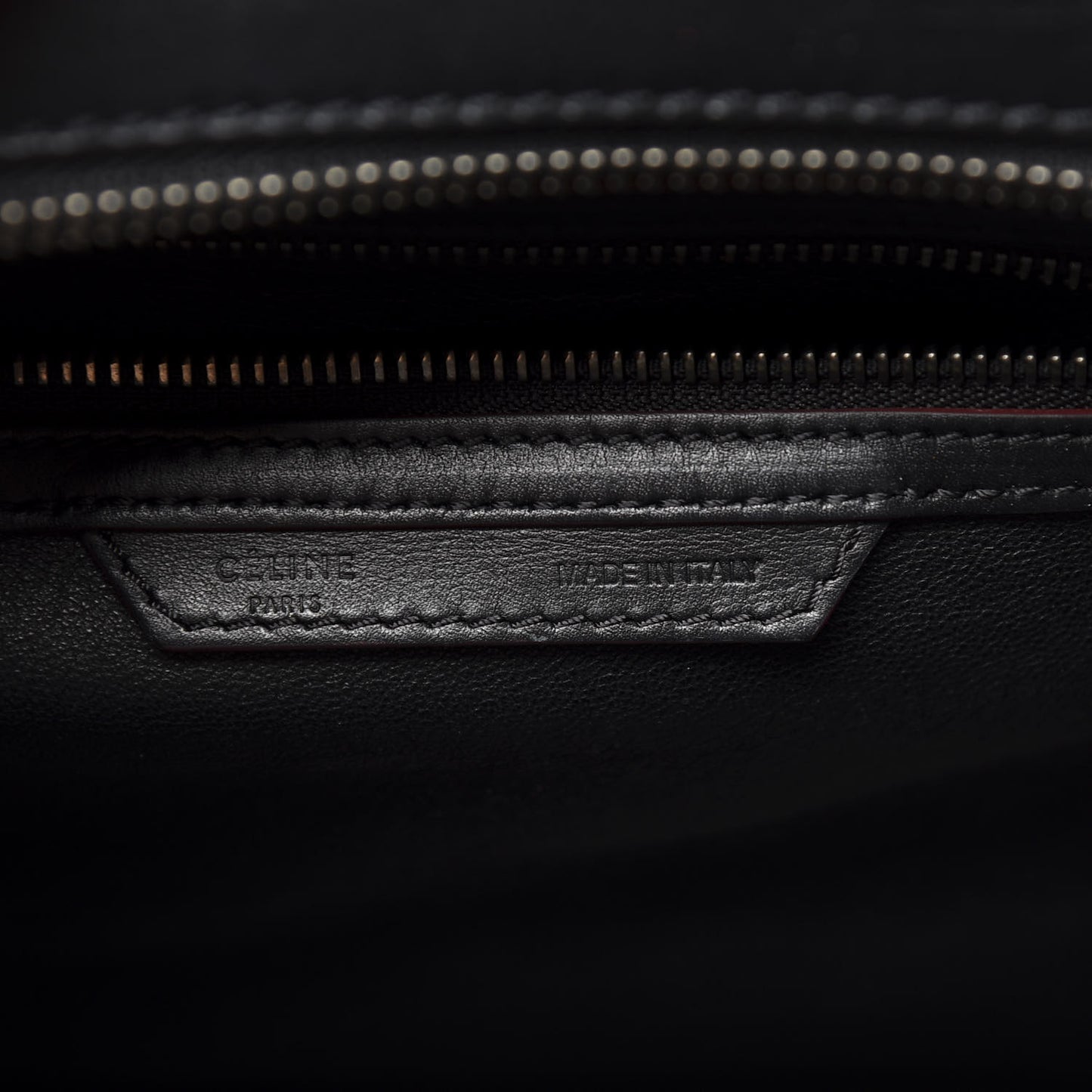 Smooth Calfskin Mini Luggage Black Pink