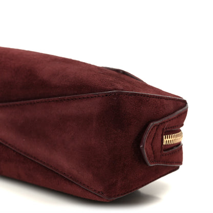 Alaia Suede Goatskin Teckel Clutch Rouge Grenat 11 of 11