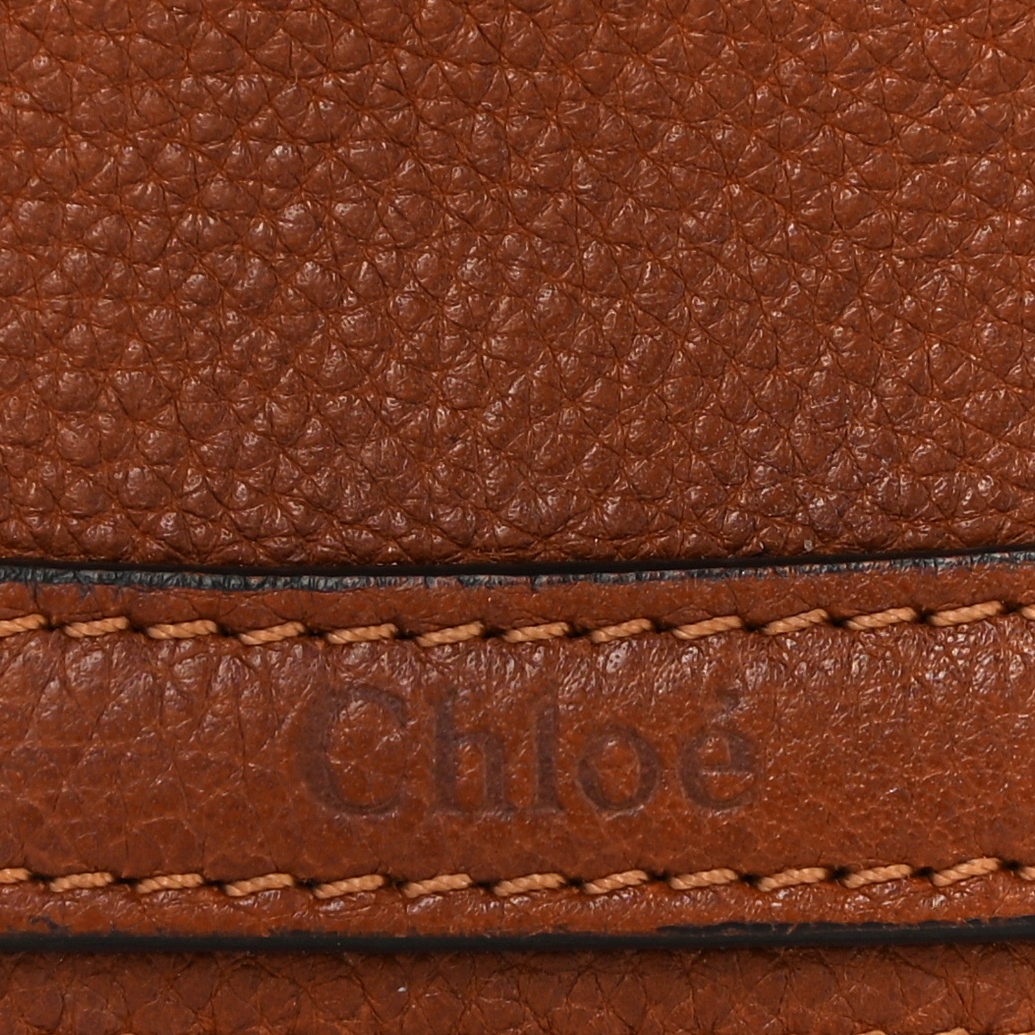 Chloe Calfskin Suede Small Nile Bracelet Bag Caramel 14 of 15