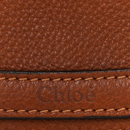 Chloe Calfskin Suede Small Nile Bracelet Bag Caramel 14 of 15
