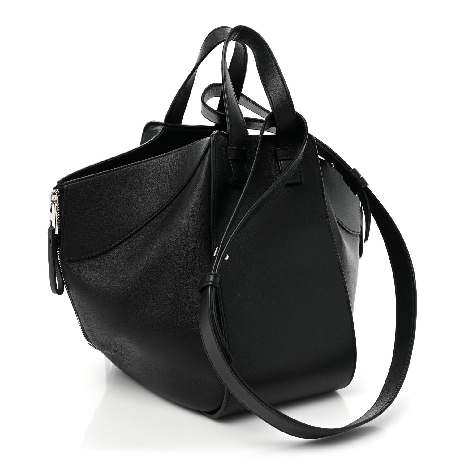 Loewe Calfskin Small Hammock Shoulder Bag Black 3 of 13