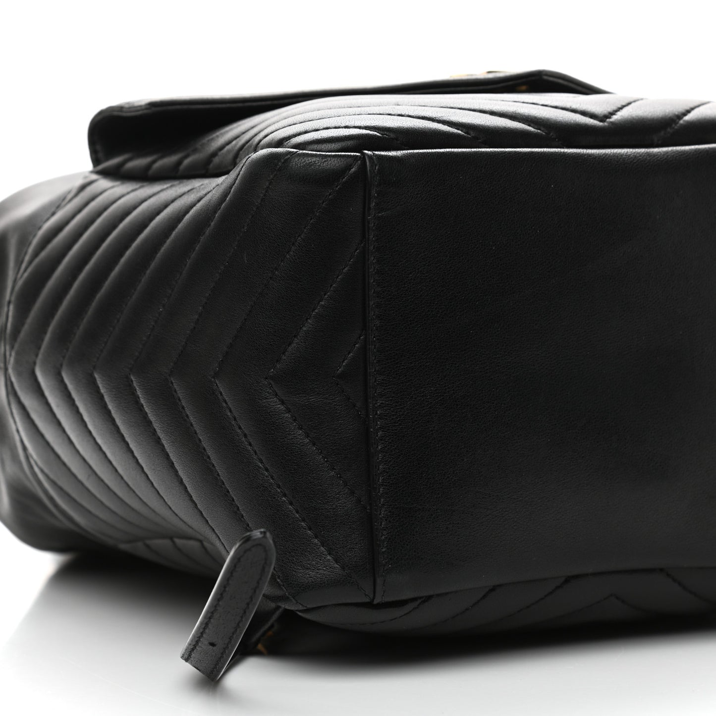 Lambskin Matelasse Monogram Joe Backpack Black