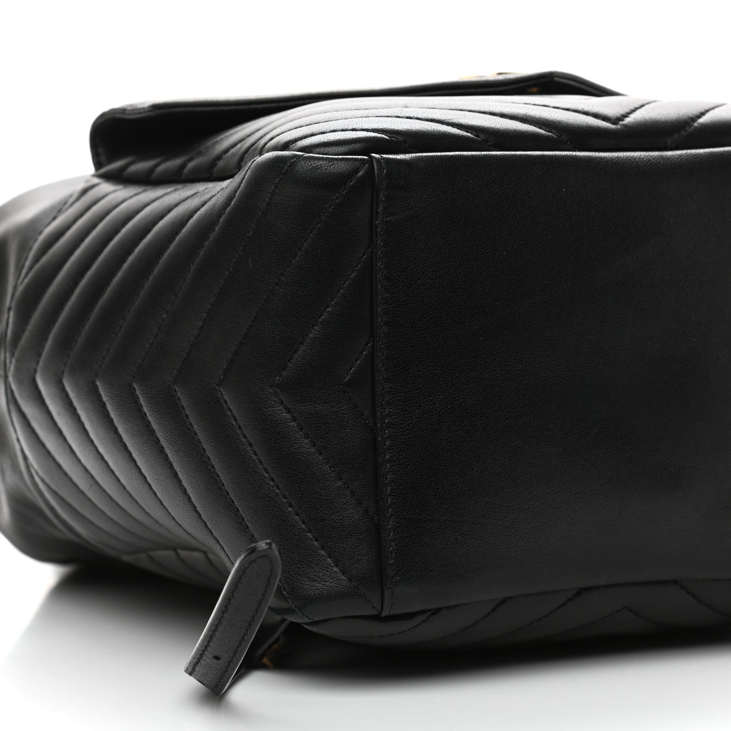 Saint Laurent Lambskin Matelasse Monogram Joe Backpack Black 9 of 10